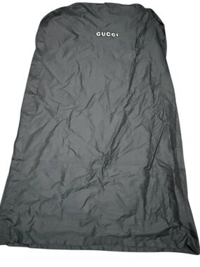 Gucci XL Duster Cover Garment Bag 54x32" Black Cotton